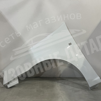 Крыло Renault Logan ЛЕВОЕ 369 Blanc Glasier Белый