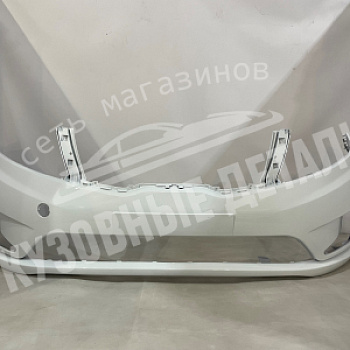Бампер передний Kia Rio PGU Crystal White Белый