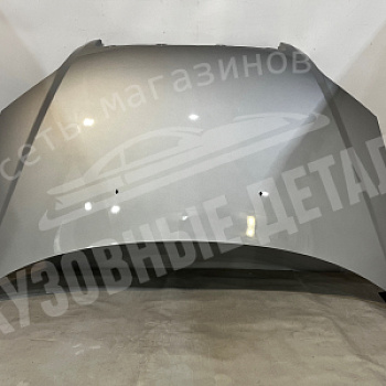 Капот Chevrolet Aveo T250 92U Poly Silver Серебристый