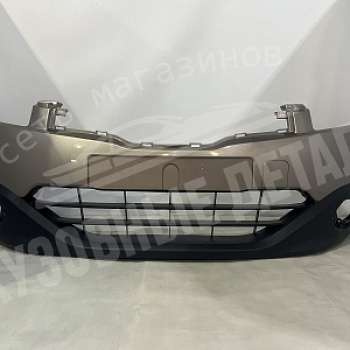 Бампер передний Nissan Qashqai J10 под омыватели C30 Caf? Late Бежевый металик