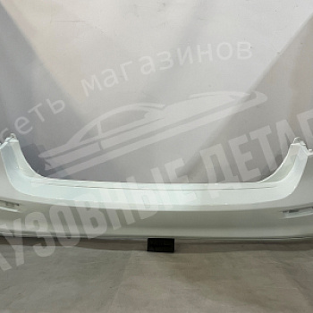 Бампер задний Kia Rio 2015 PGU Crystal White Белый