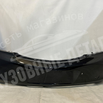 Бампер задний Opel Insignia (09-13) с отв. парктроник GAR Carbon Flash Черный
